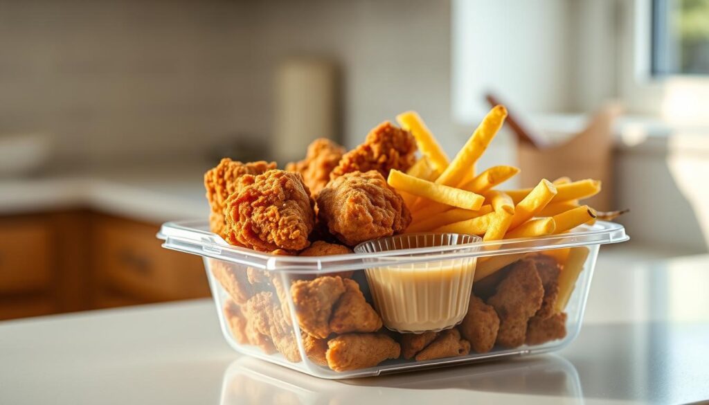 menyimpan sisa Texas Chicken menyimpan sisa Texas Chicken