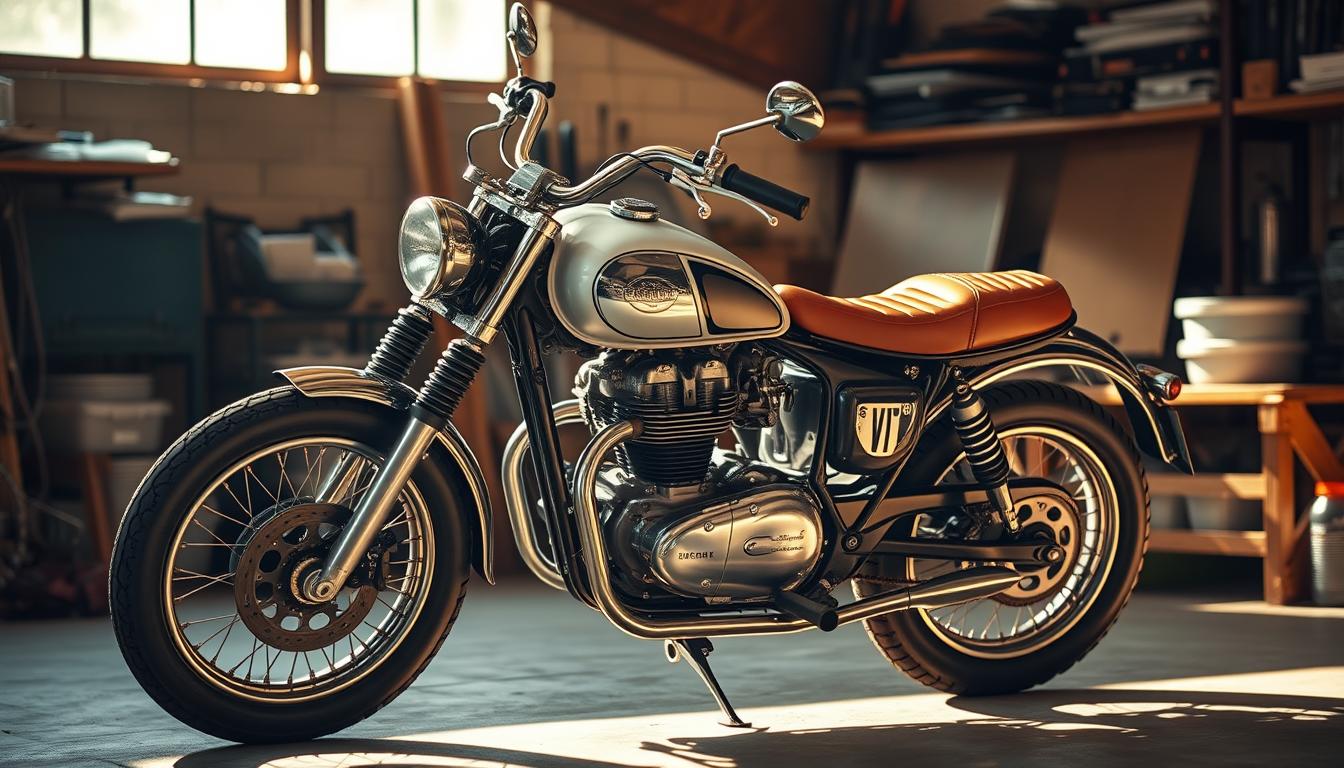 Modifikasi motor retro klasik