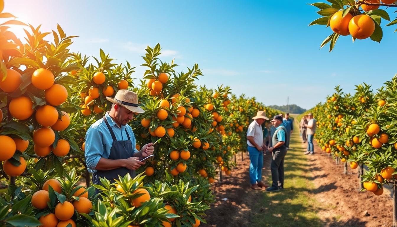 perkebunan jeruk