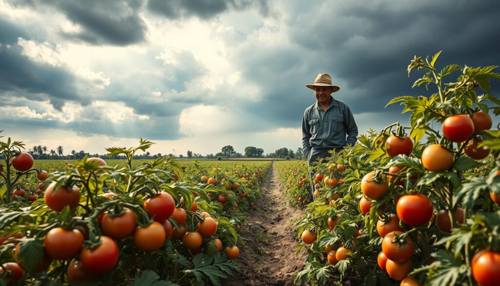 dampak perubahan iklim pada tomat